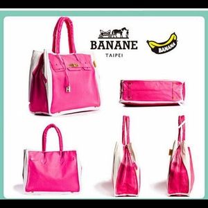 Banane Taipei Birkin Print Canvas Bag